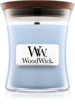 Woodwick Soft Chambray vonná sviečka 85 g malá