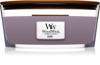 Woodwick Lilac ароматна свещ 453,6 гр. с дървен фитил (Hearthwick)