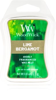 Woodwick Lime Bergamot ceară pentru aromatizator 22,7 g