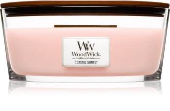 Woodwick Coastal Sunset bougie parfumée 453,6 g avec mèche en bois (Hearthwick)