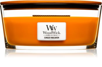Woodwick Ginger Macaron ароматизована свічка 453,6 гр Hearthwick