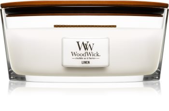 Woodwick Linen Scented Candle 453,6 g Hearthwick