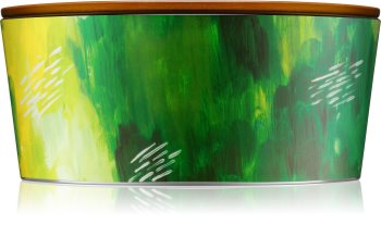 Woodwick Artisan Ellipse Lime Bergamot lumânare parfumată 453,6 g cu fitil din lemn (Hearthwick)