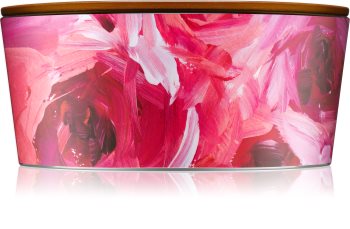 Woodwick Artisan Ellipse Red Currant & Cedar Geurkaars 453,6 gr met een houten lont (Hearthwick)