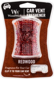Woodwick Red Wood Car Air Freshener Clip