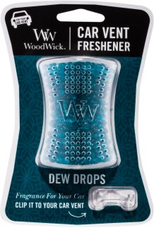 Woodwick Dew Drops désodorisant voiture clip