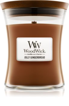 Woodwick Jolly Gingerbread Scented Candle 275 g Medium