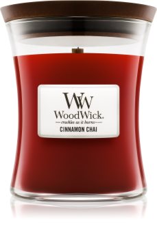 Woodwick Cinnamon Chai vonná svíčka 275 g střední