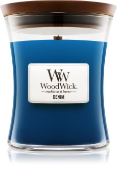 Woodwick Denim vonná sviečka 275 g stredná