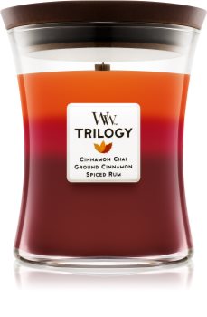 Woodwick Trilogy Exotic Spices Geurkaars 275 gr Medium