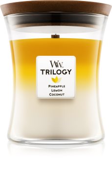 Woodwick Trilogy Fruits of Summer lumanari parfumate 275 g mediu
