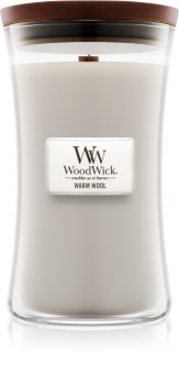 Woodwick Warm Wool bougie parfumée 609,5 g grande