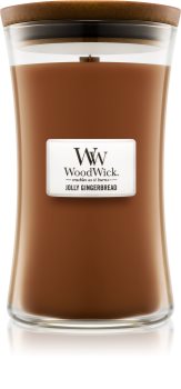 Woodwick Jolly Gingerbread bougie parfumée 609,5 g grande
