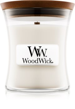 Woodwick Baby Powder vonná svíčka 85 g