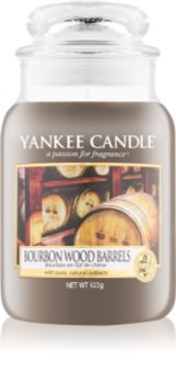 Yankee Candle Bourbon Wood Barrels candela profumata 623 g Classic grande
