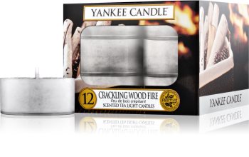 Yankee Candle Crackling Wood Fire lumânare 12 buc