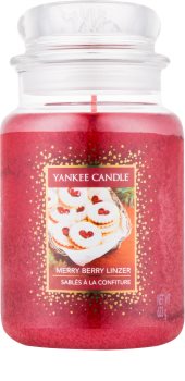 Yankee Candle Merry Berry Linzer Scented Candle 623 g Classic Large