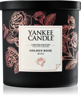 Yankee Candle Golden Rose candela profumata 198 g piccola