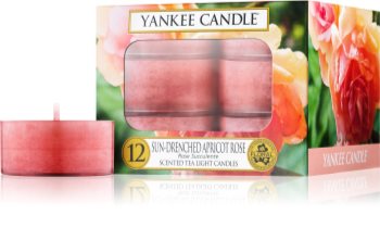 Yankee Candle Sun-Drenched Apricot Rose čajna svijeća 12 x 9,8 g