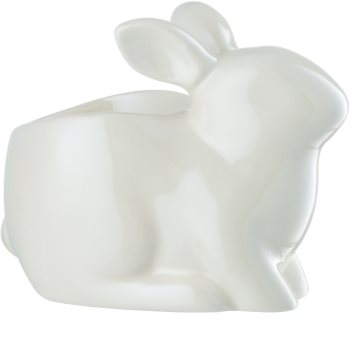 Yankee Candle Pearlescent White Bunny Ceramic Tea Light Holder