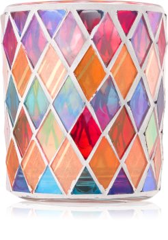 Yankee Candle Warm Rustic porte-bougie votive en verre