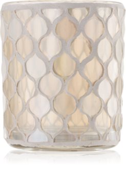 Yankee Candle Champagne Pearl szklany świecznik na sampler