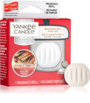 Yankee Candle Sparkling Cinnamon vôňa do auta náhradná náplň