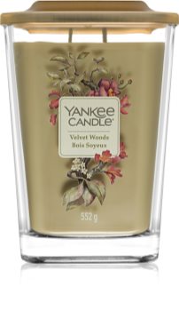 Yankee Candle Elevation Velvet Woods dišeča sveča 552 g velika