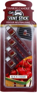 Yankee Candle Black Cherry Désodorisant voiture 4 pcs