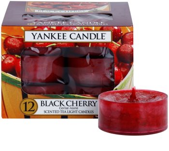Yankee Candle Black Cherry Tealight Candle 12 x 9,8 g