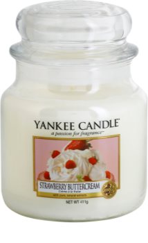 Yankee Candle Strawberry Buttercream lumanari parfumate 411 g Clasic mediu