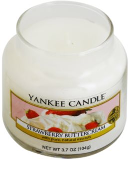 Yankee Candle Strawberry Buttercream vela perfumada 104 g Classic pequeña