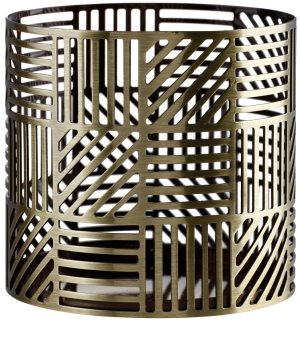 Yankee Candle Crosshatch Brass velas perfumadas para candeeiro Décor