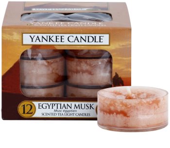 Yankee Candle Egyptian Musk vela do chá 12 x 9,8 g
