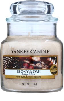 Yankee Candle Ebony & Oak Duftkerze 104 g Classic mini
