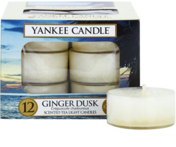 Yankee Candle Ginger Dusk čajová svíčka 12 x 9,8 g