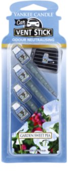 Yankee Candle Garden Sweet Pea odświeżacz do samochodu 4 szt.