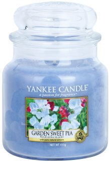 Yankee Candle Garden Sweet Pea vela perfumada 411 g Classic mediana