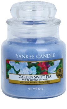 Yankee Candle Garden Sweet Pea vonná svíčka 104 g Classic malá