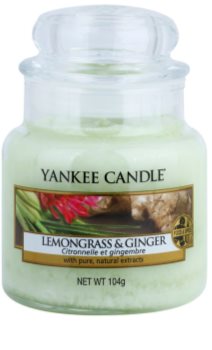 Yankee Candle Lemongrass & Ginger candela profumata 104 g Classic piccola