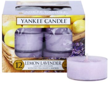 Yankee Candle Lemon Lavender świeczka typu tealight 12 x 9,8 g