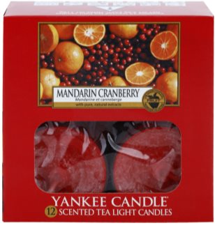 Yankee Candle Mandarin Cranberry teamécses 12 x 9,8 g
