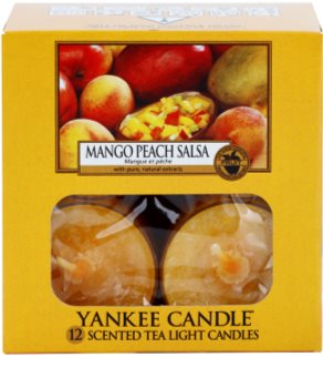 Yankee Candle Mango Peach Salsa Theelichtje 12 x 9,8 gr