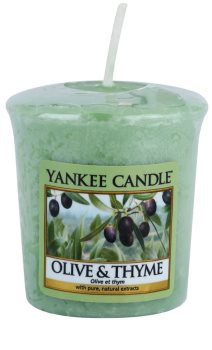 Yankee Candle Olive & Thyme votívna sviečka 49 g