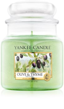 Yankee Candle Olive & Thyme Scented Candle 411 g Classic Medium