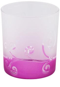Yankee Candle Purple Scroll skleněný svícen na votivní svíčku