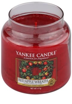 Yankee Candle Red Apple Wreath illatos gyertya 411 g Classic közepes méret