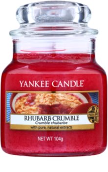Yankee Candle Rhubarb Crumble Geurkaars 105 gr Classic Mini