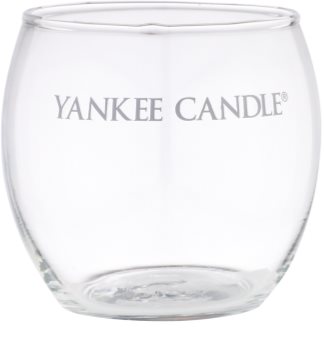 Yankee Candle Roly Poly Glass Votive Candle Holder I. (Clear)