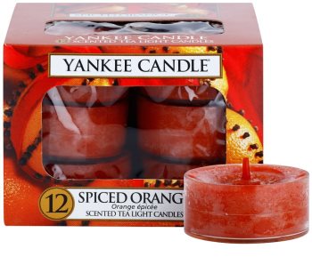 Yankee Candle Spiced Orange Theelichtje 12 x 9,8 gr